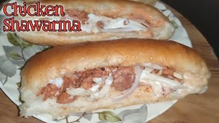 Pav Chicken SHAWARMA Recipe || Snacks Recipe||Ramzan Recipe