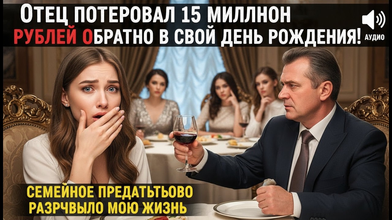 Отец потребовал 15 млн на юбилее — семья уничтожила мои мечты