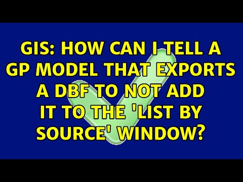 GIS: How can
