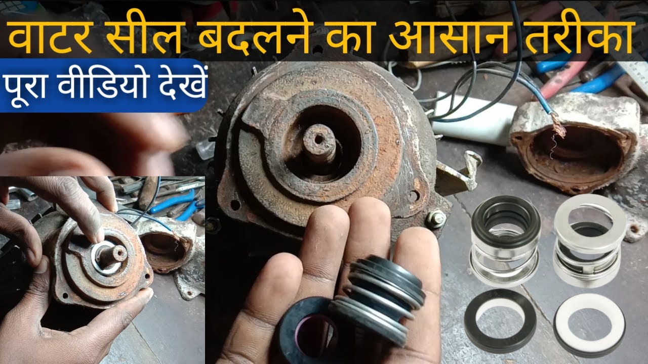 Water pump seal installation // tulu motor water seal installation