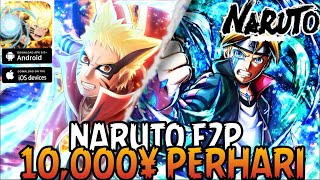 NEW VERSION OF NARUTO LEGENDS GAME RELEASE, CHAR UP TO BORUTO, 10,000 PER DAY, CRAZY X7🤯 screenshot 5