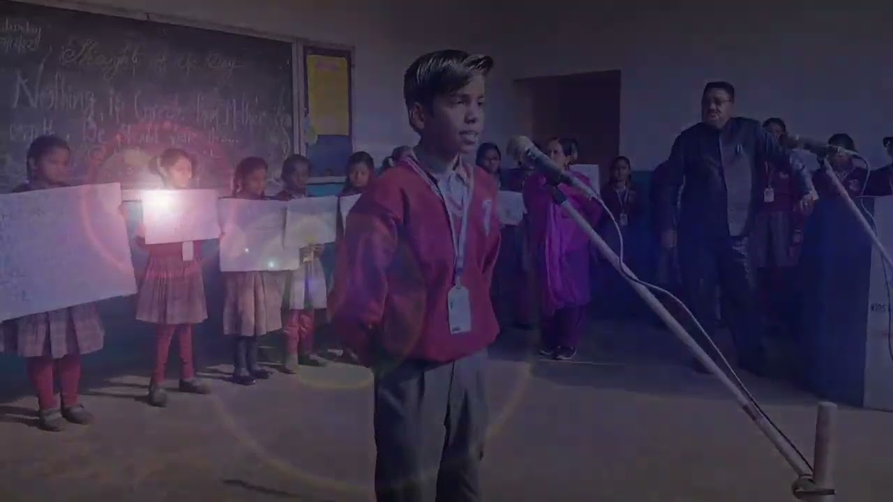 Morning Assembly at Kids Garden secondary school,jharia (presented by Junior section)