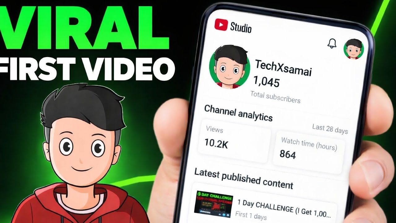 Viral First Video on YouTube 🔥 | Real Growth Strategy | TechXsamai 
