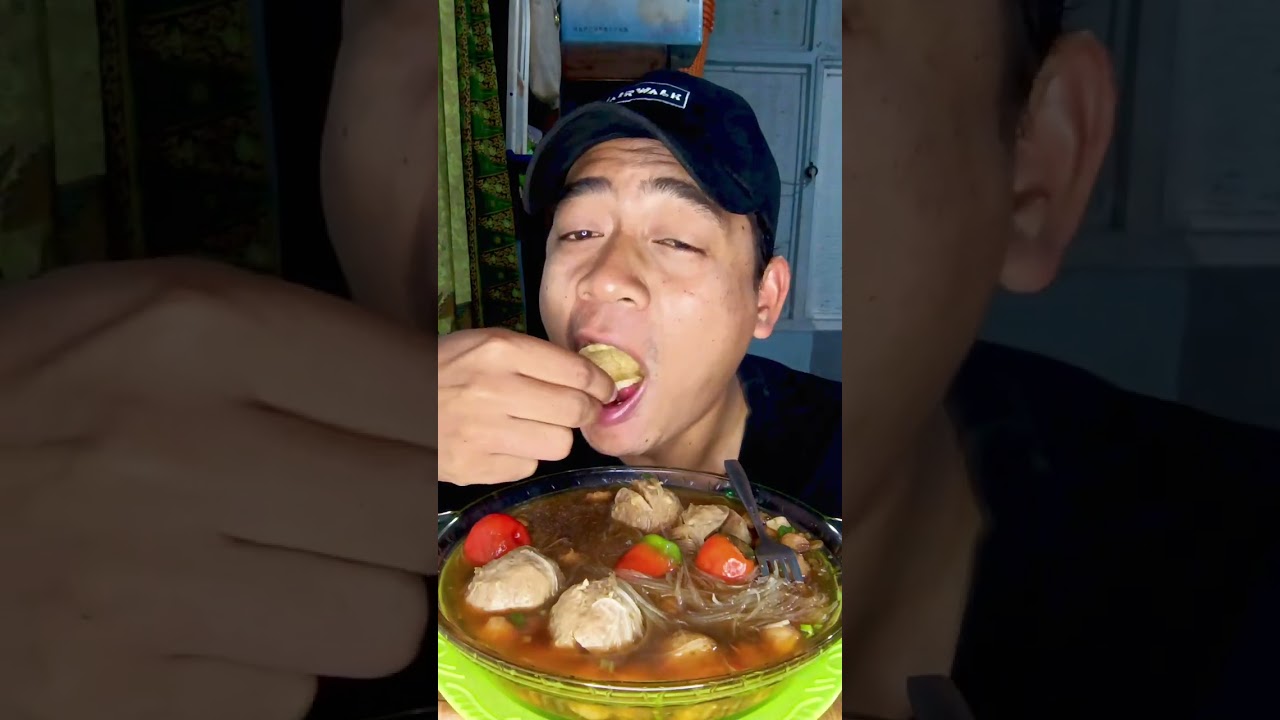 MUKBANG PENTOL BAKSO CABE GENDOOTT🥵