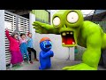 Baby Bule EVOLUTION help Miss T &amp; Nick,Tani escape Monsterverse : Hulk Zombie | Scary Teacher 3D IRL