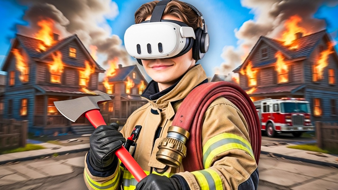 İTFAİYECİ OLUP İNSANLARI KURTARDIM - iplusd VR