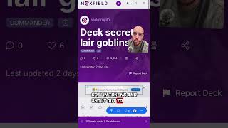 Leaked Goblin Secret Lair?!? #magicthegatheringcommunity