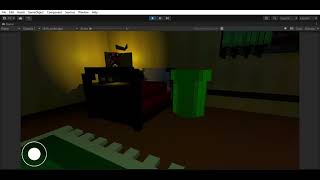 Teste de Script de movimentação + câmera + colisão de cenário (Unity 3D)