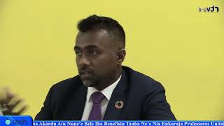Reitor UNITAL Hala’o Sorumutuk Ho The Internasional Institutu Of Knowledge Management Sri Lanka