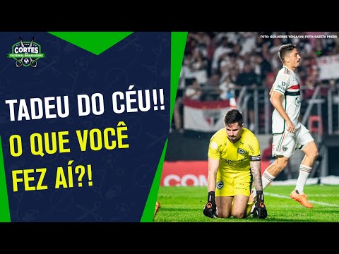 O TADEU SOFREU UM FRANGO INACREDITÁVEL CONTRA O SÃO PAULO!!