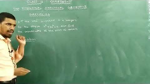 Class 12 | Unit – 5 | Two Dimensional Analytical Geometry – II |Exercise 5.4 | Qn.No: 3