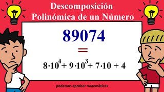 POLYNOMIC DECOMPOSITION OF A NUMBER POLYNOMIC DECOMPOSITION OF A NUMBER