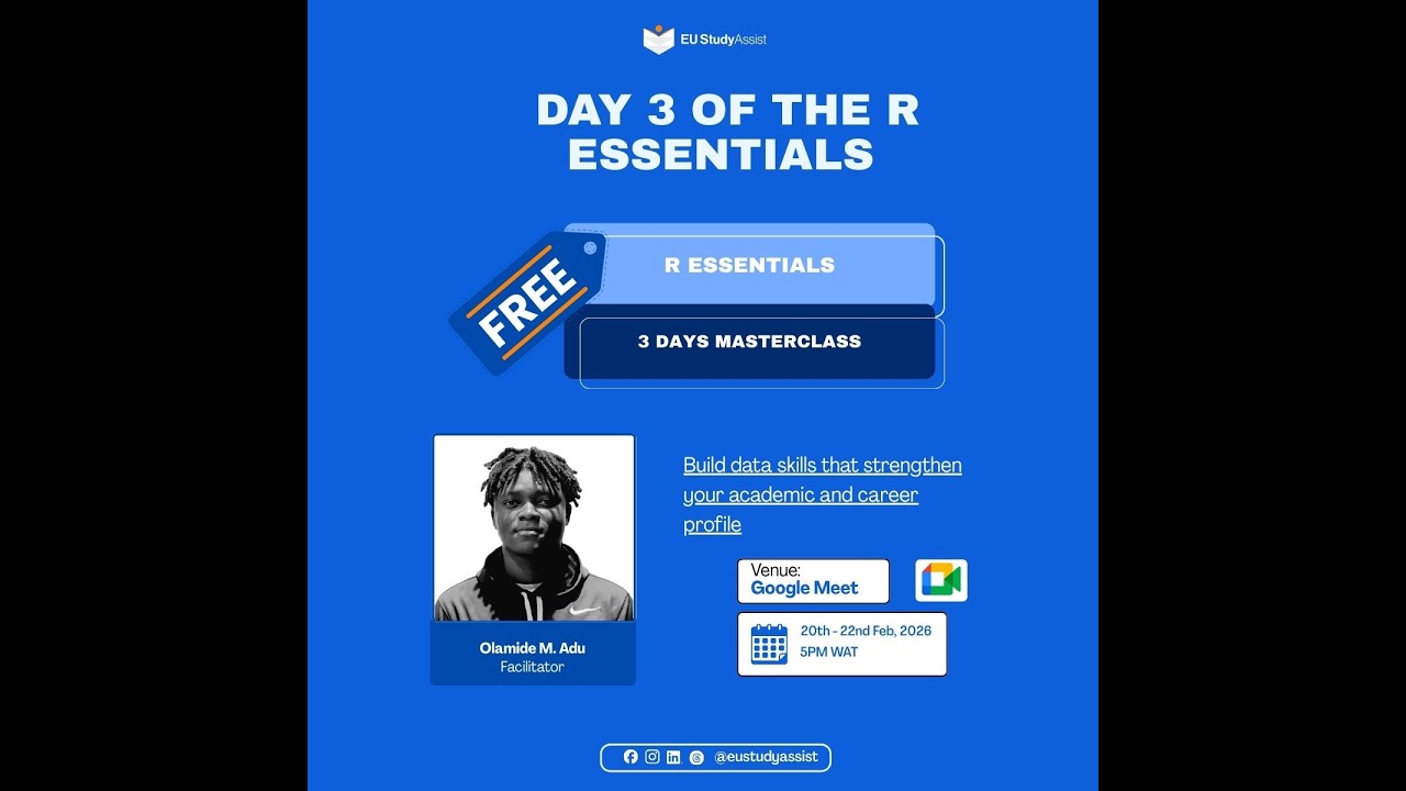 Linear Regression, Multiple Regression & Quarto for Research Reports (Masterclass Day 3)