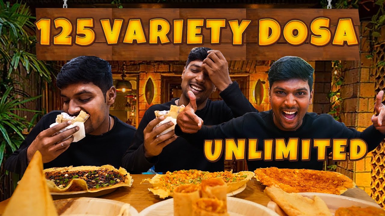 Dosagram 125 varieties of Dosa in Coimbatore Emi Vlogs YouTube