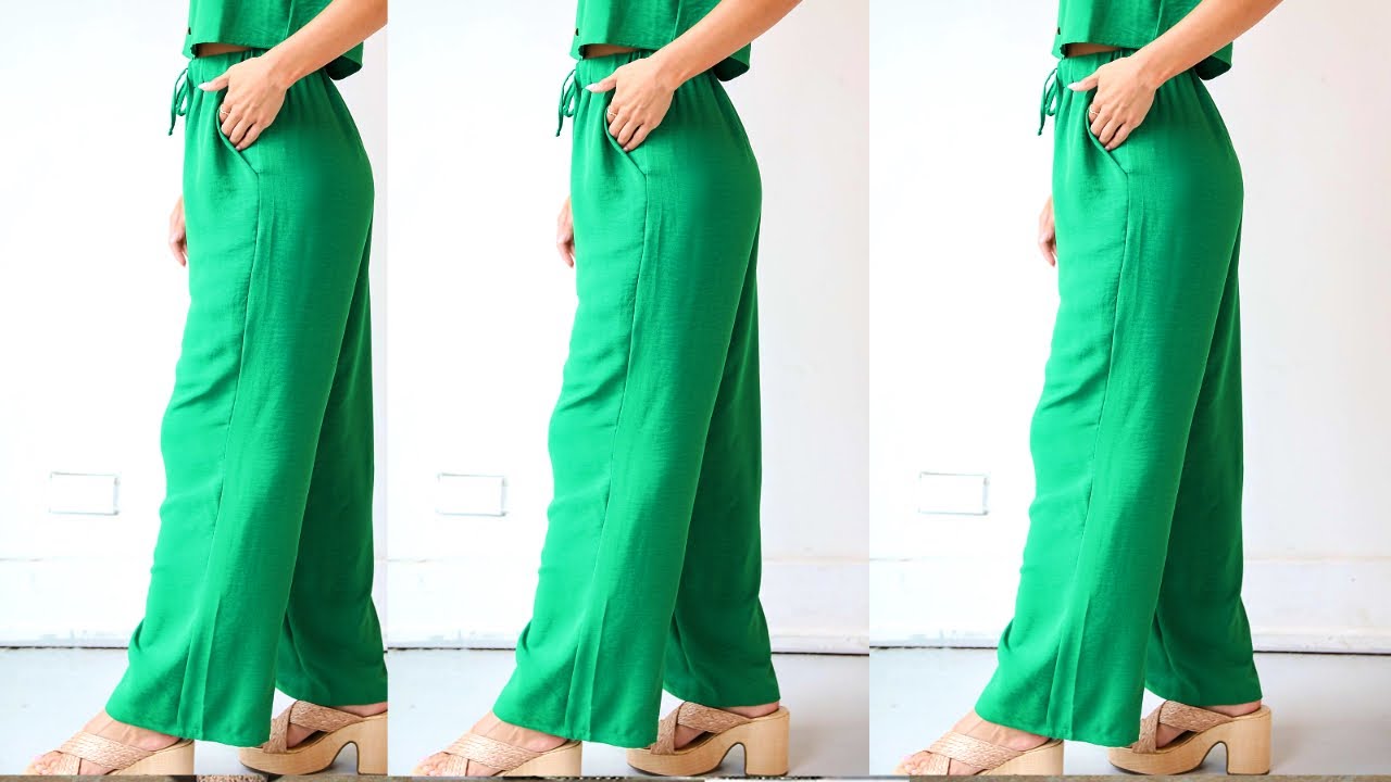 Full elastic pent Plazo || cutting and stitching ||imaan  Boutique ￼￼