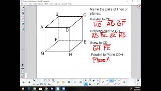 Section 3.1/3.2 Pairs of Lines and Angles - Parallel Lines and Transversals