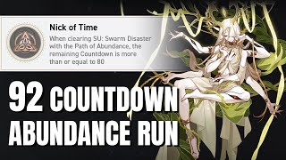 92 Countdown Abundance Run - How To Get The Hardest Achievement In The Game - Nick Of Time