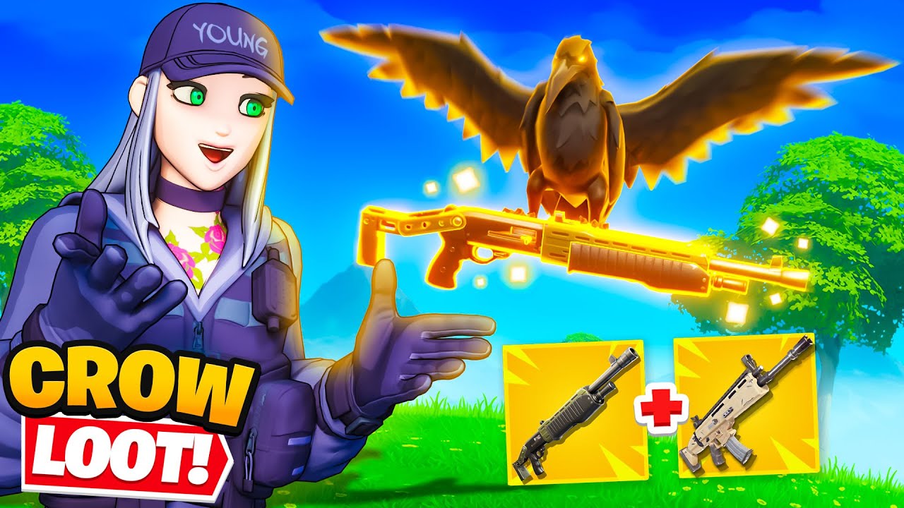 CROW ONLY LOOT in Fortnite (hard)