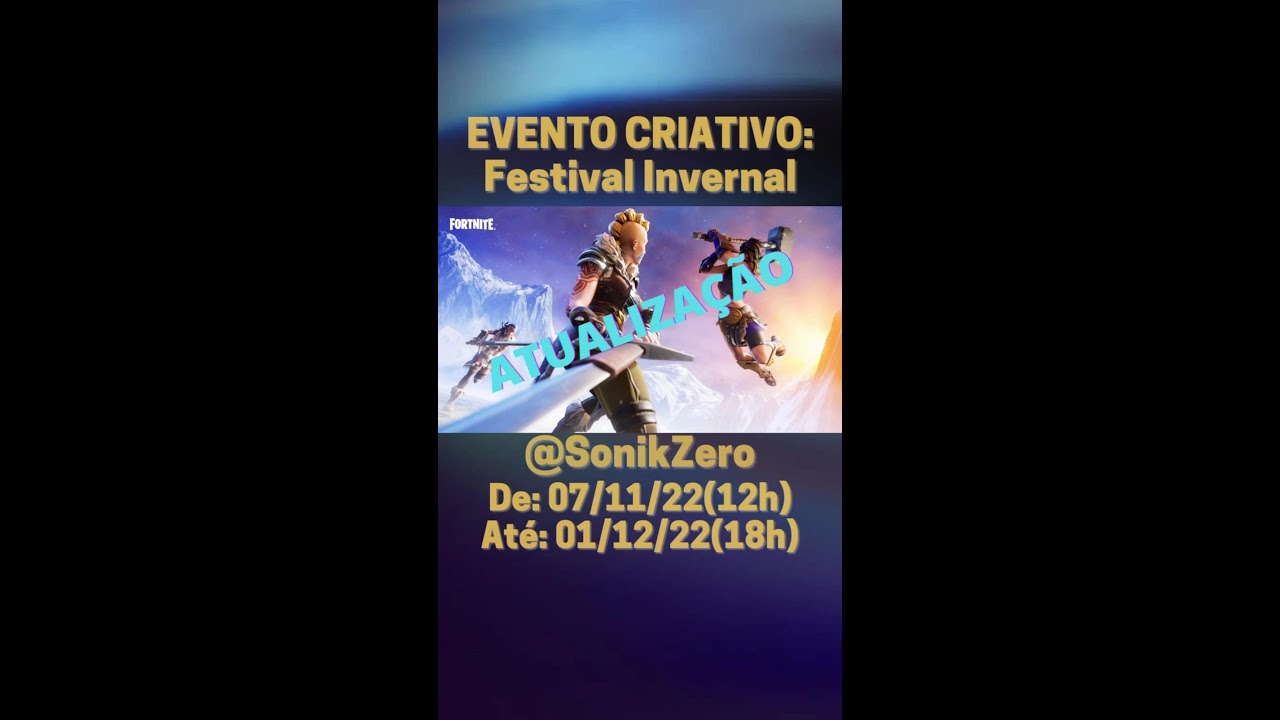 [Atualização] Evento Criativo: Festival Invernal 2022 