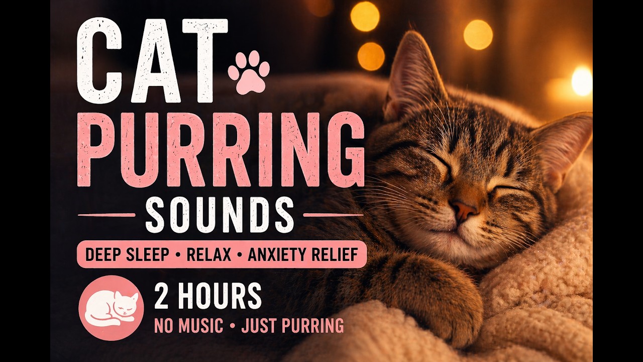 Healing Cat Purring — аудіо для зниження тривоги і розслаблення
