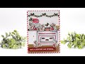 How To Use Distress Grit Paste to Add Texture | Lawn Fawn | A Creature Was Stirring