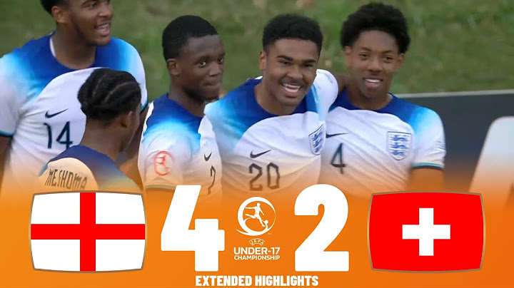 England vs Switzerland | Highlights | U17 European Championship | U17 World Cup Play-off 30-05-2023