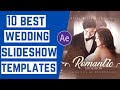  2020 top 10 romantic wedding slideshow after effect templates