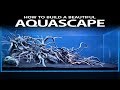 How to build a beautiful aquascape easily  inspiration hardscape layout