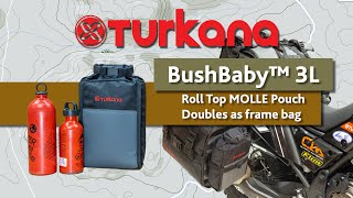 Bushbaby 3L TurkanaGear motorcycle soft luggage pouch screenshot 2