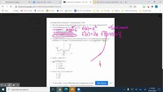 AP Calculus AB Unit 2 Test Review (questions 1-5)