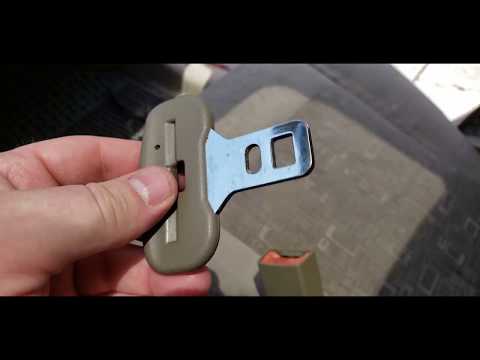 How to Fix a Malfunctioning Seat Belt Sensor - Override and Alarm Stopper- For Pets too!!