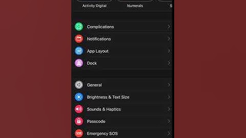How to reset sync data between iPhone and Apple Watch