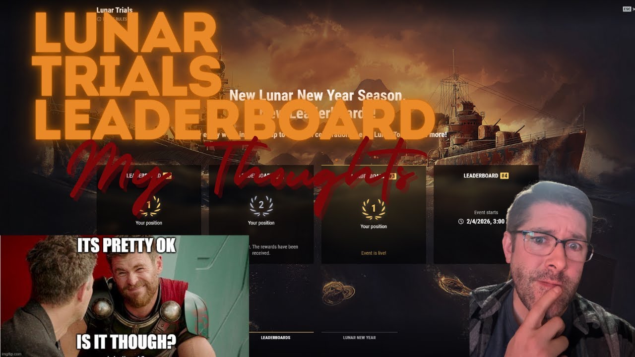 Lunar Trials Leaderboard Thinggy.  My Thoughts