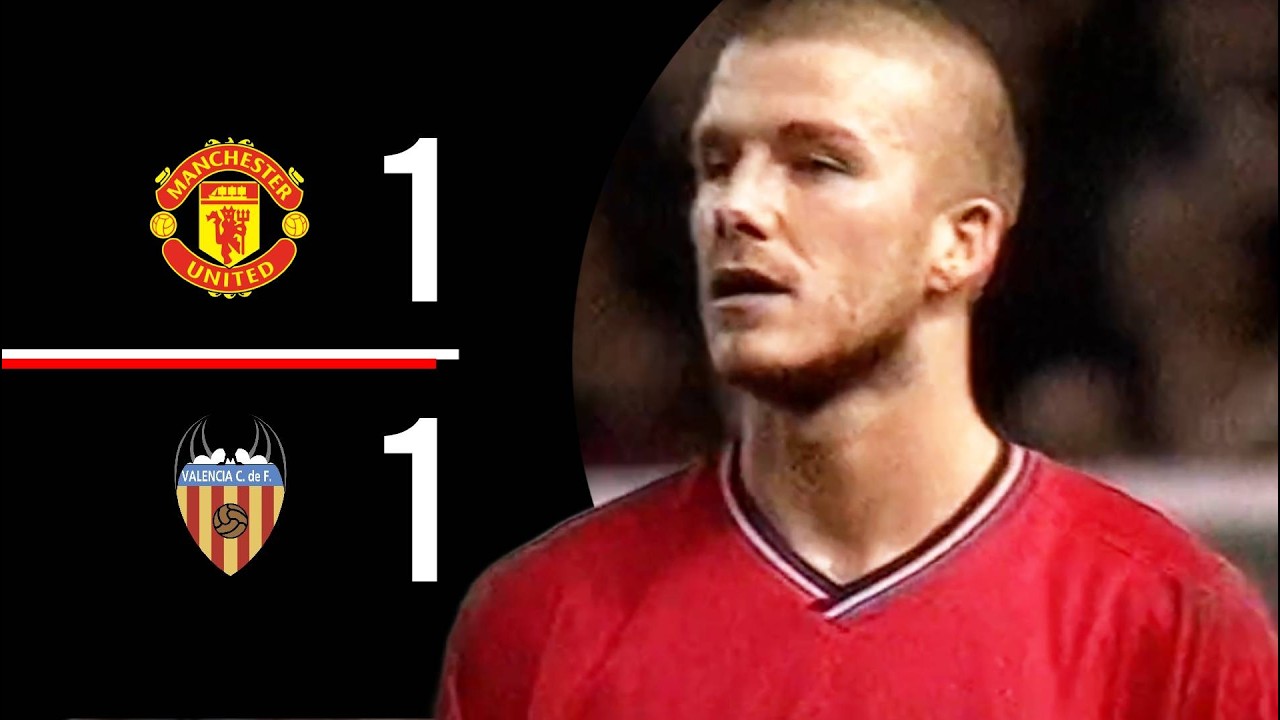 Manchester United v Valencia | Champions League Highlights | February 2001