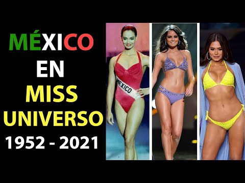 México en MISS UNIVERSO (1952 - 2021) | Las participantes más importantes