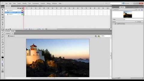 Masking Using Motion Tween in Flash CS5.mp4