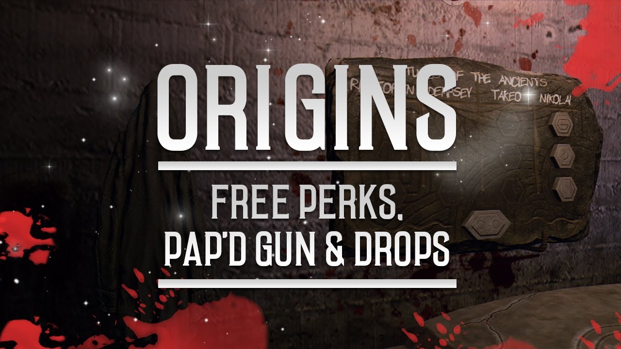 Black Ops 2 Zombies - Origins! FREE Perks, Pap'd Weapon & Power Ups! Rituals of the Ancients!