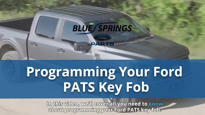 How To Program Your Ford PATS Key Fob