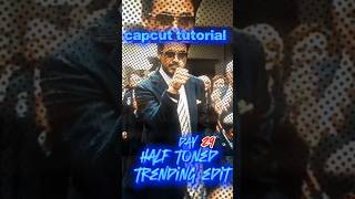 how to make half toned effect edit | capcut tutorial | #trendingedit #capcuttutorial