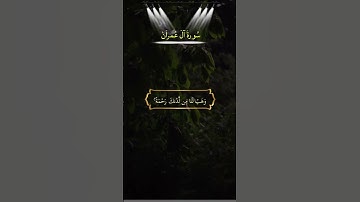 سورة آل عمران #القرآن_الكريم #المصحف #اكسبلور #المغرب