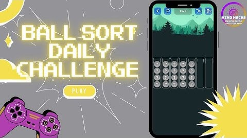 Ball Sort Puzzle (November 9, 2025) Daily Challenge