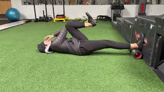 Supine PRI Cross Connect with Foam Roller