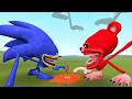 THE BIG MAZE | NEW SIZE AND EVOLUTION OF SONIC EXE VS ALL BOBBY BEAR SMILING CURSED POPPY3 In Gmod!