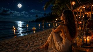 Moon Over Quiet Water 🌙 | Relaxing Night Reggae Music | Summer Tide
