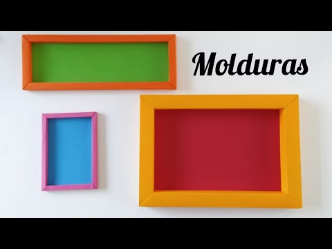 Vídeo: Como Fazer Uma Moldura De Foto De Papel