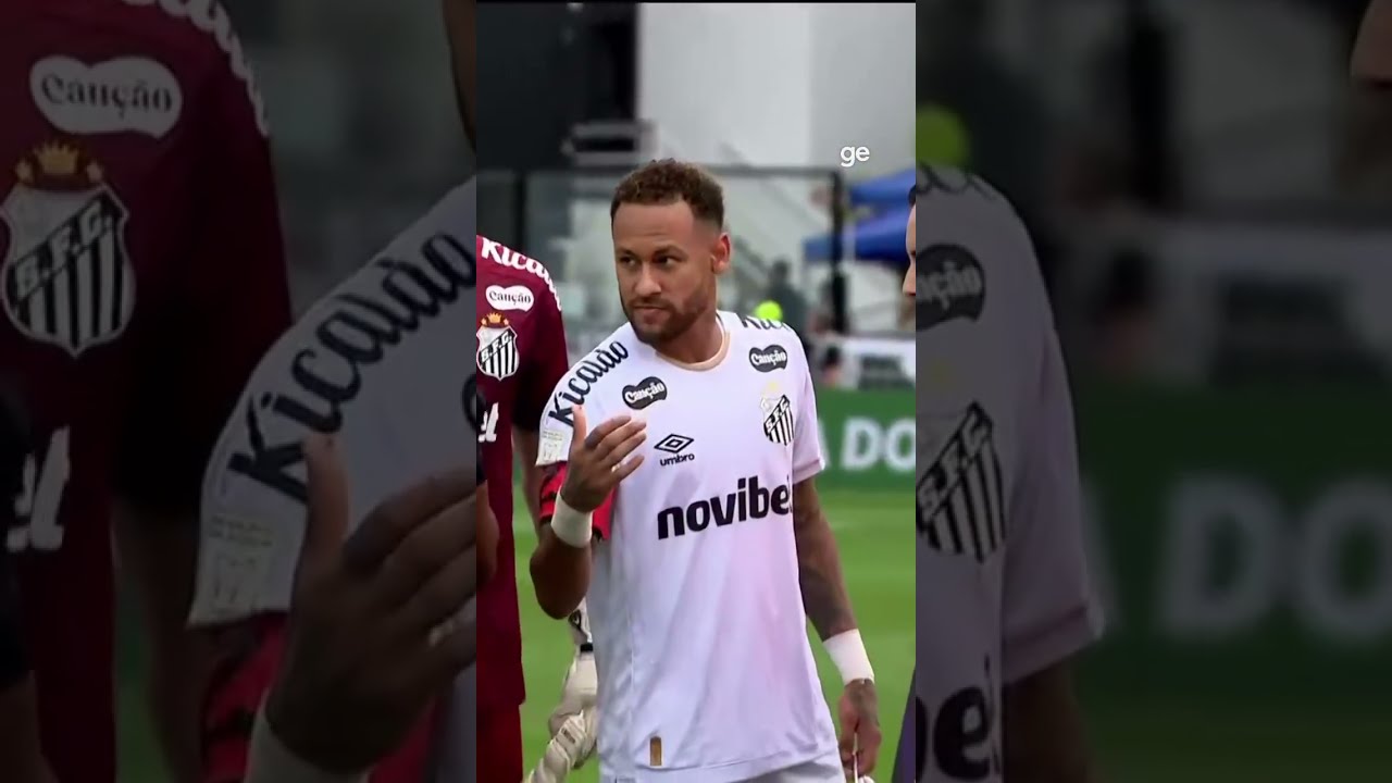 THIAGO MENDES DEIXA NEYMAR NO VÁCUO ANTES DE VASCO X SANTOS | #shorts | ge.globo