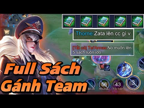 Trùm Zata | “ Đẳng Cấp “ Gánh Team Với Build Full Sách Thánh Trên Rank Cao Thủ 1x Quá Chất !!!