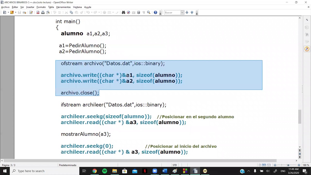 PROGRAMACIÓN 1: Archivos Binarios en C++ - YouTube