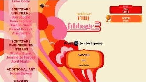 The Jackbox Party Pack 4: Fibbage 3 with LRNskis