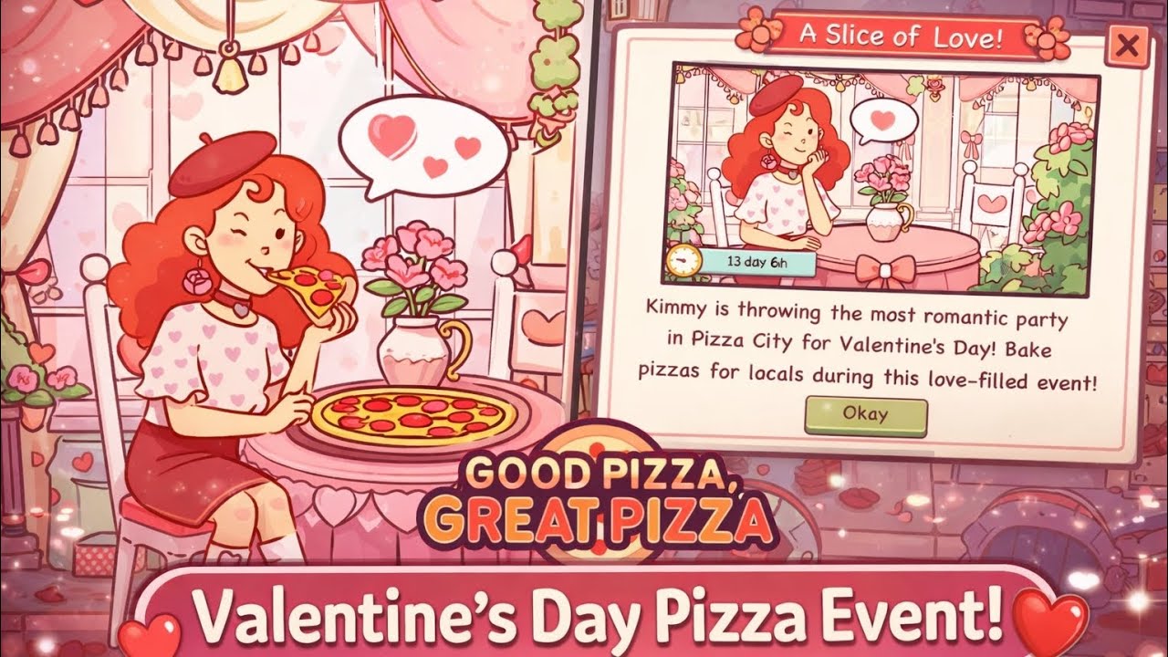 Good Pizza Great Pizza| Valentine's Event| Kimmy's Baked in Love Event  #Level 1 full Gameplay 